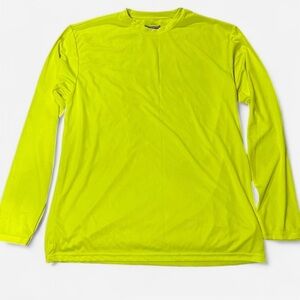 Men's Neon Green Long Sleeve Shirt